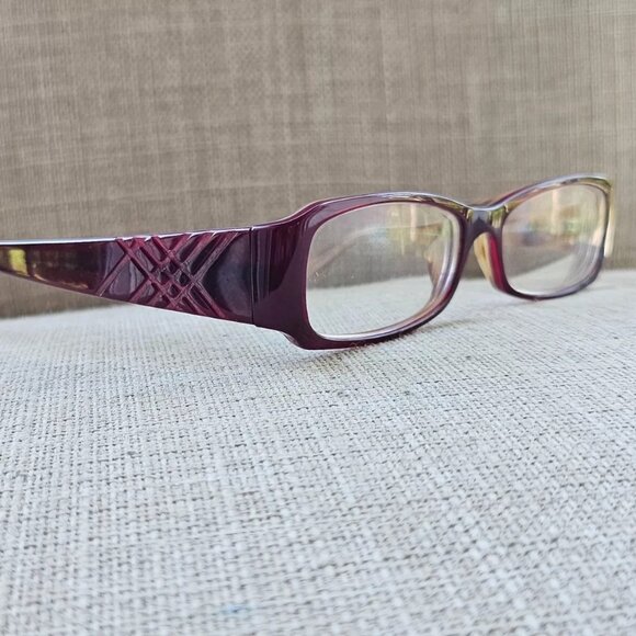 Burberry Women Glasses/Eyeglasses Frame Black Tone Metal Made in Italy - Picture 1 of 11